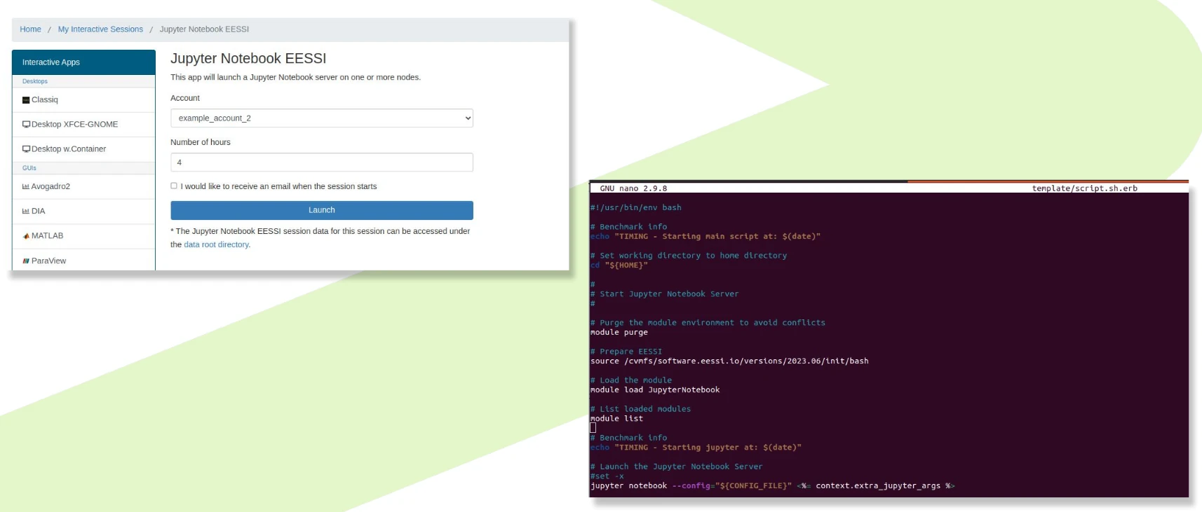 Deploying Jupyter Notebook from EESSI