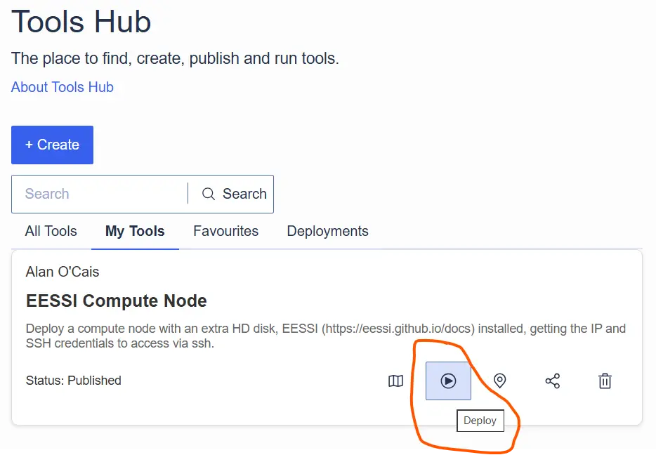 Deploying EESSI on the EOSC EU Node Tools Hub